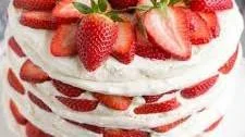 Strawberry Meringue Cake Recipe