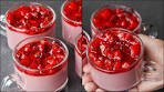 Strawberry Pudding Dessert | Delicious Strawberry Dessert ...