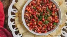 Strawberry Salsa with Balsamic and Herbs