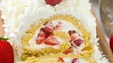 Strawberry Shortcake Cake Roll Recipe