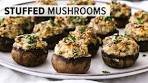 STUFFED MUSHROOMS | the best vegetarian recipe for ...