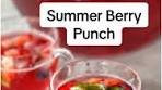 Summer Berry Punch Recipe for Refreshing Gatherings