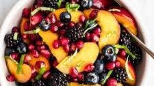Summer Peach Fruit Salad