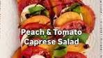 Summer’s sexiest salad🍑💖 This Peach and Tomato Caprese ...