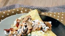 Sun-Dried Tomato, Mushroom and Goat Cheese Omelette