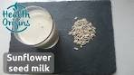 Sunflower seed milk - so quick and only 2 ingredients!