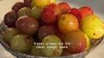 Sweet and Salty Frozen Grapes Recipe