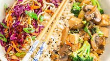 Sweet and Spicy Asian Style Tofu Bowl