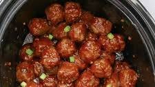 Sweet and Spicy Slow Cooker Meatballs