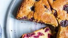 Sweet Cherry Almond Cake