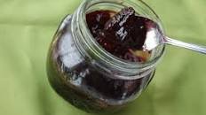 Sweet Cherry Jam with Spices and Red Wine