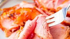 Sweet Orange Glazed Ham
