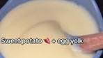 Sweet Potato and Egg Yolk Baby Puree Recipe