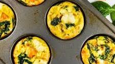 Sweet Potato and Spinach Egg Muffins