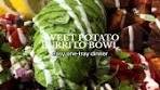 Sweet Potato Black Bean Burrito Bowl Recipe