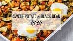 Sweet Potato & Black Bean Hash