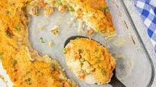 Sweet Potato Chicken Pot Pie Casserole
