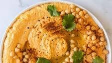 Sweet potato garlic hummus
