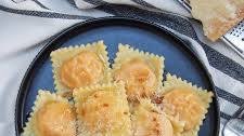 Sweet potato ravioli