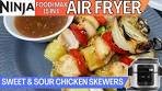 SWEET & SOUR CHICKEN SKEWERS | Peppers, Onions ...
