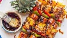 Teriyaki chicken pineapple kabobs
