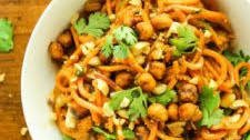 Thai Peanut Sweet Potato Noodles