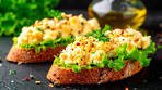 The BEST Egg Salad Bruschetta Recipe You'll Ever Try