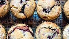 The Best Ever Almond Scones (Cherry Jam Stuffed)