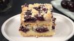 The BEST Fresh Cherry Crumble Bars are sweet like a ...