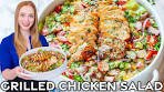 The Best Grilled Chicken Salad Recipe! Perfect for Summer!