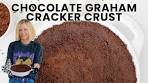 The BEST Homemade Chocolate Graham Cracker Crust Recipe