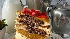 The Best Nutella Stuffed Pancakes Recipe