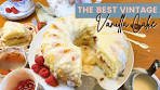 The Best Vintage Vanilla Cake | Homemade Vanilla glaze!