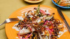 The Campfire Caesar Salad is all the rage this summer! 🤩 A mix of fresh, crisp, and roasted ingredients that are sure to leave you wanting more! 📍 Available at your local Dos Coyotes TODAY! #doscoyotes