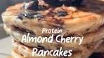 THE CHERRIEST ALMOND PANCAKES (w/ 9g protein per ...