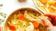 The Coziest Chicken Noodle Soup