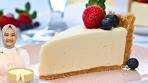The creamiest, easiest NO BAKE CHEESECAKE recipe
