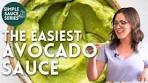 The EASIEST Avocado Sauce - spread and dip!