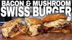 The Juiciest Mushroom Swiss Burger | Blackstone Griddle