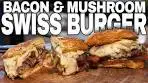 The Juiciest Mushroom Swiss Burger | Blackstone Griddle
