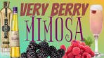 The Perfect Brunch Cocktail : Berry Mimosa Recipe