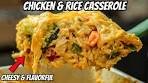 The Perfect Chicken & Rice Casserole