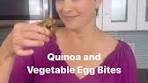 These savory three-bite egg cups, packed with hearty quinoa ...
