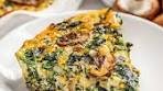 This easy crustless spinach quiche is light, fluffy, and packed ...