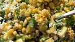 This grilled corn and zucchini salad is one of my favorite ...