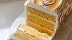 This lemon meringue cake has a lemon vanilla sponge, lemon ...