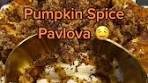 this pumpkin spice pavlova will make your halloween feel ...