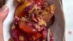 This Spiced Plum Crisp might be my favorite summer into fall ...