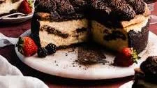 Tiramisu Cheesecake with Espresso Chocolate Cream