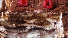 Tiramisu with Raspberries and Chocolate
